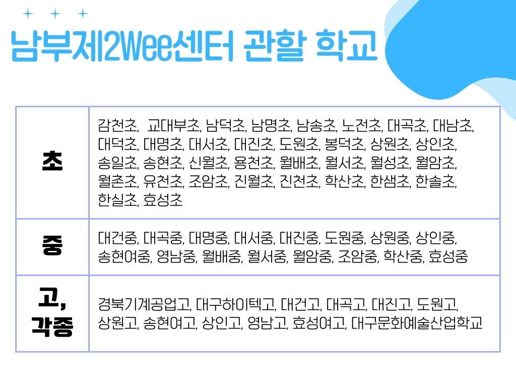 남부제2Wee센터
