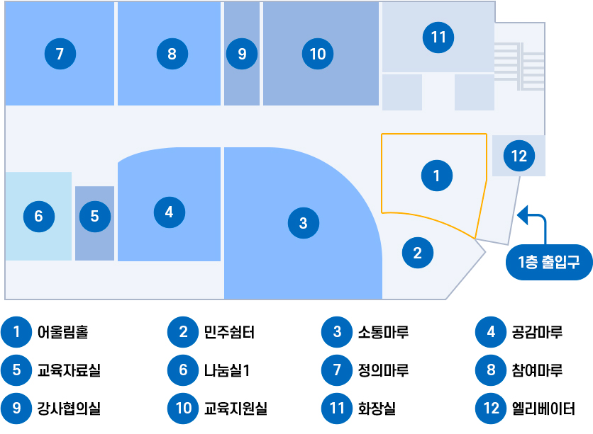 시설안내 1층 이미지