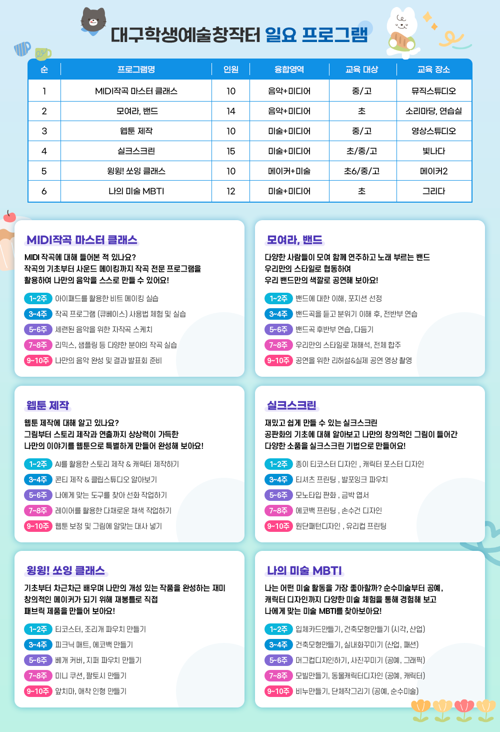 주말프로그램 | 일요프로그램 정보 이미지 입니다.