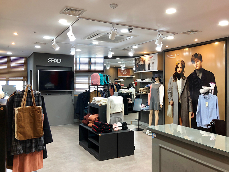 의류매장(스파오)