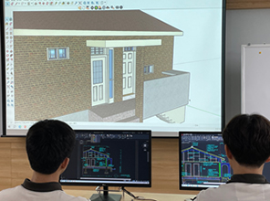 컴퓨터 그래픽 디자인 실습중인 이미지