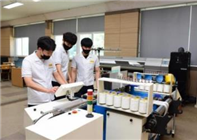 기능성소재분석 실습중인 이미지