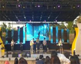 밴드부 공연중인 이미지