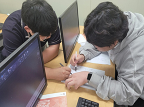 그래픽 디자인기능영재반 활동중인 이미지