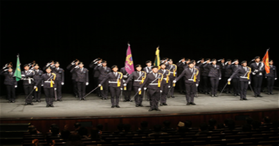 군특성화 발대식중인 이미지