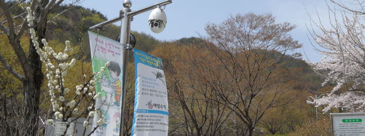 야영장 CC카메라 이미지